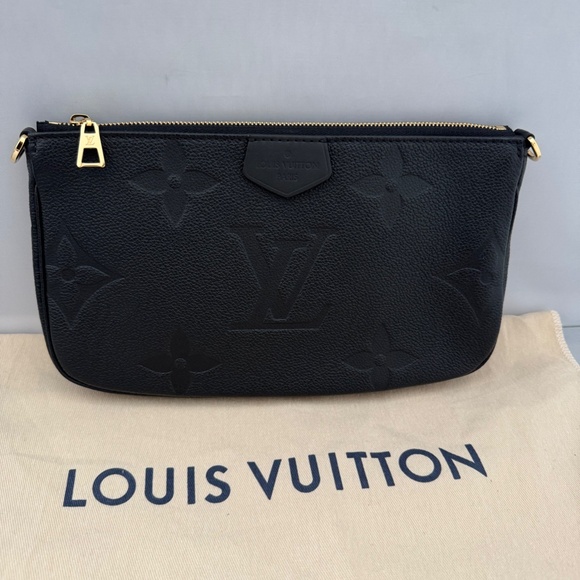 LOUIS VUITTON Empreinte Monogram Giant Multi Pochette Accessories Large … - Picture 4 of 10